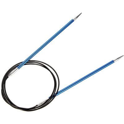 KnitPro - Zing Rundpinde Aluminium - 100cm - 4,00mm US6 Sapphire - Knitting needle KnitPro - Zing Rundpinde Aluminium - 100cm - 4,00mm US6 Sapphire - Knitting needle