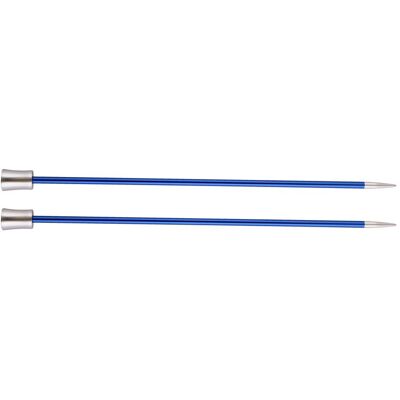 KnitPro Zing 35cm Aluminium Knitting Needle - US6 / 4.00mm - Sapphire KnitPro Zing 35cm Aluminium Knitting Needle - US6 / 4.00mm - Sapphire