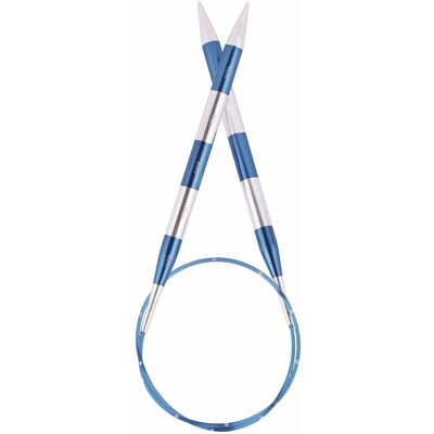 KnitPro SmartStix Aluminium Knitting Needles - 60cm Blue - 3.25mm KnitPro SmartStix Aluminium Knitting Needles - 60cm Blue - 3.25mm