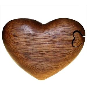KDMD Bali Magic Box - Single Heart in Brown Brown KDMD Bali Magic Box - Single Heart in Brown Brown