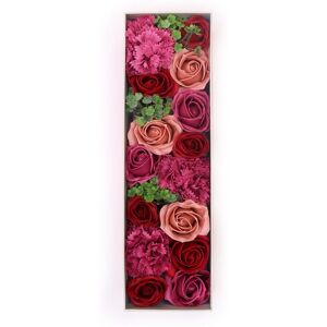 KDMD Long Soap Flowers Box - Vintage Roses in Red Red KDMD Long Soap Flowers Box - Vintage Roses in Red Red