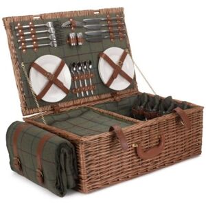 Red Hamper Model - Green Picnic Basket Red Hamper Model - Green Picnic Basket