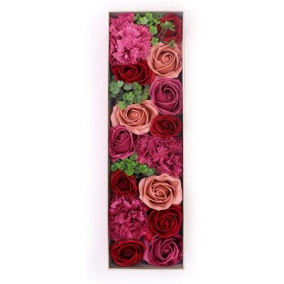 KDMD Long Soap Flowers Box - Vintage Roses in Red Red KDMD Long Soap Flowers Box - Vintage Roses in Red Red