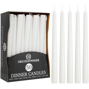 Deco Express Set Of 50 Taper Candles