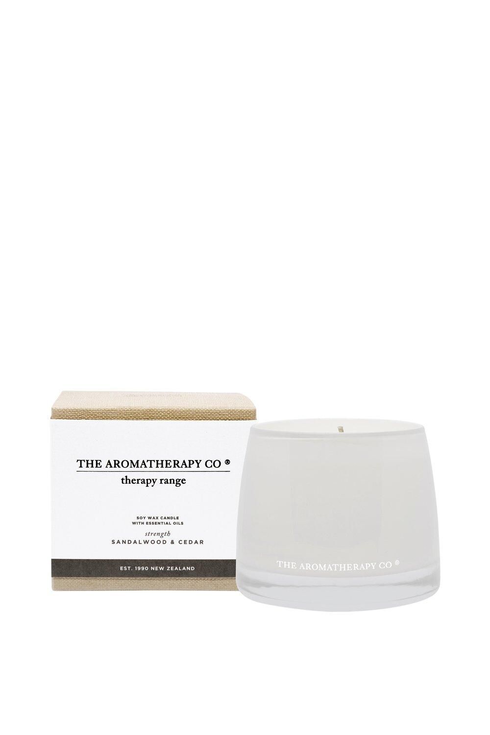 The Aromatherapy Company Strength Therapy Candle Sandalwood & Cedar 260g