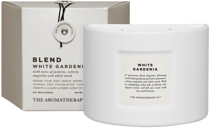 The Aromatherapy Company Blend Candle White Gardenia 280g