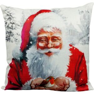 Netagon Santa Design Christmas Themed Cushion 40x40cm in Red Size: 40x40 cm Red 40x40 cm Netagon Santa Design Christmas Themed Cushion 40x40cm in Red Size: 40x40 cm Red 40x40 cm