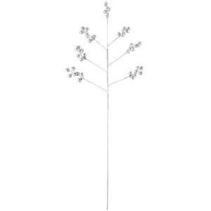 VFM e-Store Glitter Berry Pick Christmas Decoration Ornament X 1 73cm Silver Silver VFM e-Store Glitter Berry Pick Christmas Decoration Ornament X 1 73cm Silver Silver