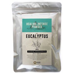 KDMD Healing Incense Powder - Eucalyptus 100gm in Teal Teal KDMD Healing Incense Powder - Eucalyptus 100gm in Teal Teal