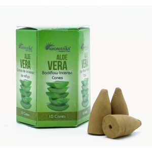 KDMD Pack of 10 Masala Backflow Incense - Aloe Vera in Green Green KDMD Pack of 10 Masala Backflow Incense - Aloe Vera in Green Green