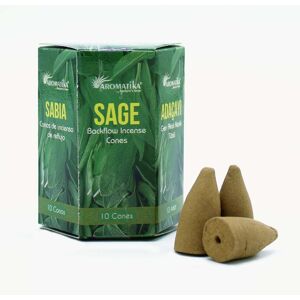 KDMD Pack of 10 Masala Backflow Incense - Sage in Green Green KDMD Pack of 10 Masala Backflow Incense - Sage in Green Green