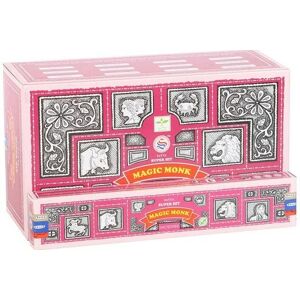 KDMD 12 Packs of Superhit Magic Monk Incense Sticks in Pink Pink KDMD 12 Packs of Superhit Magic Monk Incense Sticks in Pink Pink