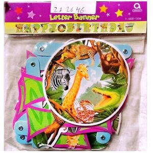 Amscan Letter Happy Birthday Banner Multicolor Amscan Letter Happy Birthday Banner Multicolor