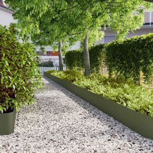 Berkfield Home Lawn Edgings 20 pcs Olive Green 25x103 cm Cold-rolled Steel Green 25x103 cm Berkfield Home Lawn Edgings 20 pcs Olive Green 25x103 cm Cold-rolled Steel Green 25x103 cm