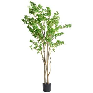 Living and Home 1.8m Artificial Fuchsia Tree Potted Plant Home Decor for Living Room, Hallway & Office in Green Green Living and Home 1.8m Artificial Fuchsia Tree Potted Plant Home Decor for Living Room, Hallway & Office in Green Green
