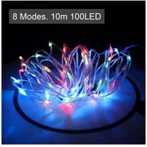 Living and Home 10M Fairy String Lights, RGB, Powered by 3 AA Batteries in White White Living and Home 10M Fairy String Lights, RGB, Powered by 3 AA Batteries in White White