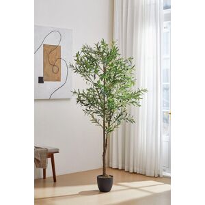 H&O Direct 2.1m H Artificial Two Branches Olive Tree Decorative Plant in Green Green H&O Direct 2.1m H Artificial Two Branches Olive Tree Decorative Plant in Green Green