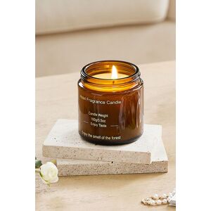 SHEONLY Green Tea & Orange Blossom Soy Wax Scented Candle in Tan Tan SHEONLY Green Tea & Orange Blossom Soy Wax Scented Candle in Tan Tan