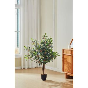 Garden Sanctuary 1.2m H Artificial Olive Tree in Planter for Decoration in Green Green Garden Sanctuary 1.2m H Artificial Olive Tree in Planter for Decoration in Green Green