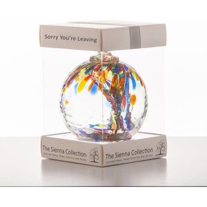Sienna Glass 10cm Spirit Ball Sorry You're Leaving Multicoloured in Dark Red Dark Red Sienna Glass 10cm Spirit Ball Sorry You're Leaving Multicoloured in Dark Red Dark Red