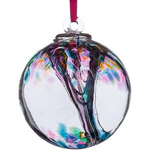 Sienna Glass 10cm Spirit Ball Get Well Soon Multicoloured Turquoise in Red Red Sienna Glass 10cm Spirit Ball Get Well Soon Multicoloured Turquoise in Red Red