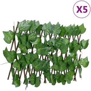 Berkfield Home Artificial Grape Leaf Trellis Expandable Green 5 pcs 180x20 cm Green 180x20 cm Berkfield Home Artificial Grape Leaf Trellis Expandable Green 5 pcs 180x20 cm Green 180x20 cm