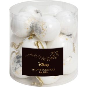 Disney Set of 15 Acrylic Glitter Baubles - Glitter Finish Multicolor Disney Set of 15 Acrylic Glitter Baubles - Glitter Finish Multicolor