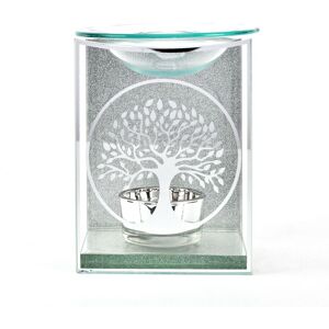 Hestia Glass Tree of Life Wax Melt & Oil Burner Multicolor Hestia Glass Tree of Life Wax Melt & Oil Burner Multicolor