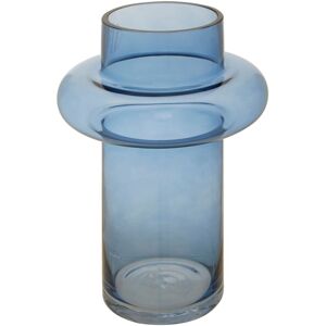 Orsina Cabrina Large Blue Glass Vase Blue Orsina Cabrina Large Blue Glass Vase Blue