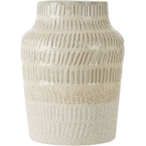 Orsina Modern Ceramic Vase For Home Decor, Embossed Design Flower Vase for Contemporary Spaces, Modern Small Vase in White White Orsina Modern Ceramic Vase For Home Decor, Embossed Design Flower Vase for Contemporary Spaces, Modern Small Vase in White White