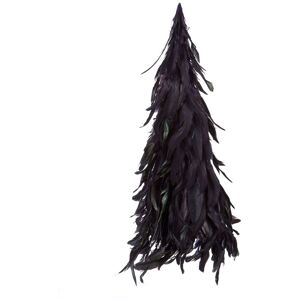 Orsina Dark Purple Small Feather Tree, Striking Design Purple Orsina Dark Purple Small Feather Tree, Striking Design Purple