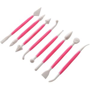 Orsina Assorted 8Pc Cake Decorating Modelling Tool Set, Creative Cake Decorating Set For Kids Birthday Parties in Pink Pink Orsina Assorted 8Pc Cake Decorating Modelling Tool Set, Creative Cake Decorating Set For Kids Birthday Parties in Pink Pink