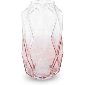 Orsina Brice Large Pink Glass Vase Pink Orsina Brice Large Pink Glass Vase Pink