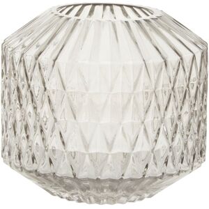 Orsina Brice Small Grey Glass Vase Grey Orsina Brice Small Grey Glass Vase Grey