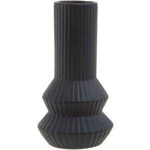 Orsina Finely Crafted Vase, Geometric Design Flower Ceramic Vase, Compact & Lightweight Vase For Flowers in Black Black Orsina Finely Crafted Vase, Geometric Design Flower Ceramic Vase, Compact & Lightweight Vase For Flowers in Black Black