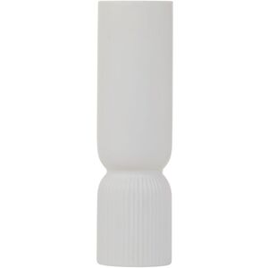 Orsina Sturdy Ceramic Design Vase, Spacious Flower Ceramic Vase, Lightweight Vase For Artificial Flowers in White White Orsina Sturdy Ceramic Design Vase, Spacious Flower Ceramic Vase, Lightweight Vase For Artificial Flowers in White White