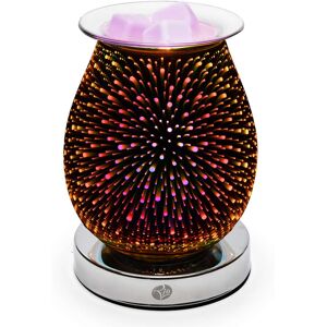 Rio Alura Wax Melt Burner & Aroma Diffuser Lamp in Silver Silver Rio Alura Wax Melt Burner & Aroma Diffuser Lamp in Silver Silver
