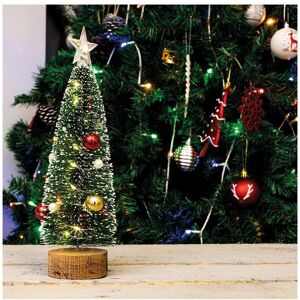 Netagon Battery Powered Light Up Mini Christmas Tree in Green Green Netagon Battery Powered Light Up Mini Christmas Tree in Green Green