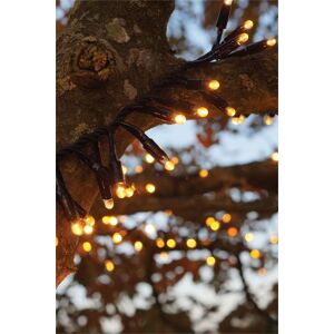 Xmas Haus Cluster Lights Black Rubber IP65 Copper Gold 10M Black Xmas Haus Cluster Lights Black Rubber IP65 Copper Gold 10M Black