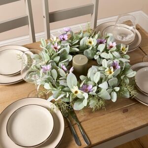 OHS Artificial Flower Wreath Door Wall Home Party Table Decorations Winter Spring in Pink Pink OHS Artificial Flower Wreath Door Wall Home Party Table Decorations Winter Spring in Pink Pink