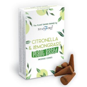 KDMD Plant Based Incense Cones - Citronella & Lemongrass in White White KDMD Plant Based Incense Cones - Citronella & Lemongrass in White White
