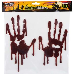 VFM e-Store Halloween Window Stickers Blood Handprints Decoration Trick or Treat Party Red Red VFM e-Store Halloween Window Stickers Blood Handprints Decoration Trick or Treat Party Red Red