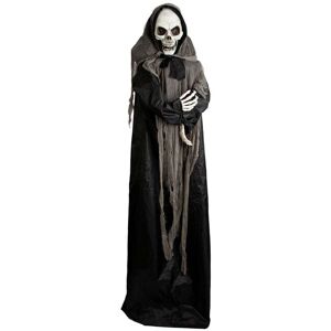 VFM e-Store Halloween Animated Skeleton Ghost Decoration Trick or Treat Party 72inch Black Black VFM e-Store Halloween Animated Skeleton Ghost Decoration Trick or Treat Party 72inch Black Black