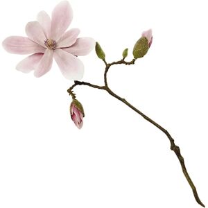 Bloom Artificial Single Dark Pink Magnolia Flower Stem - Faux Fake Silk Flower Indoor Home Floral Decoration - L52cm Pink Bloom Artificial Single Dark Pink Magnolia Flower Stem - Faux Fake Silk Flower Indoor Home Floral Decoration - L52cm Pink