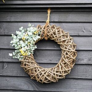 Ivyline Rattan Wreath Diamiter 40Cm Made of Kubu Rattan Very Strong in Natural Natural Ivyline Rattan Wreath Diamiter 40Cm Made of Kubu Rattan Very Strong in Natural Natural