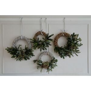 Ivyline Rattan Wreath White Diam 50Cm Made of Kubu Rattan On trend design White Ivyline Rattan Wreath White Diam 50Cm Made of Kubu Rattan On trend design White