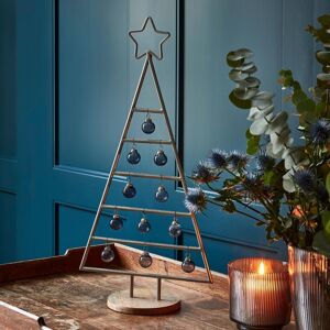 Ivyline Pewter Christmas Tree with Star - Premium Quality metal Sculpture H71cm W35cm D15cm in Silver Silver Ivyline Pewter Christmas Tree with Star - Premium Quality metal Sculpture H71cm W35cm D15cm in Silver Silver