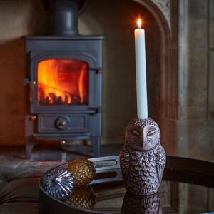Ivyline Cast Aluminium Owl Candle Holder Antique Copper H14.5Cm W7.5Cm Copper Ivyline Cast Aluminium Owl Candle Holder Antique Copper H14.5Cm W7.5Cm Copper