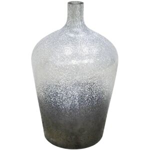 Ivyline Verre Stem Atlantic Blue Frosted Vase H30Cm W18Cm Blue Ivyline Verre Stem Atlantic Blue Frosted Vase H30Cm W18Cm Blue