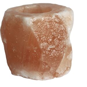 KDMD Quality Natural Salt Candle Holder in Orange Orange KDMD Quality Natural Salt Candle Holder in Orange Orange